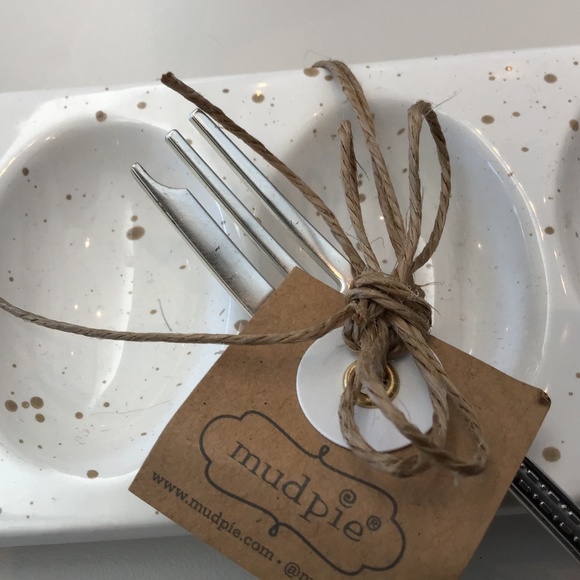 Mud Pie - NEW WiTh Tags- Deviled Egg Server with serving Fork - Picture 2 of 5
